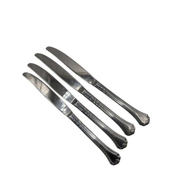 Oneida Silver Midtowne Stainless Flatware Knives Set Of 4 - Picture 3 of 4
